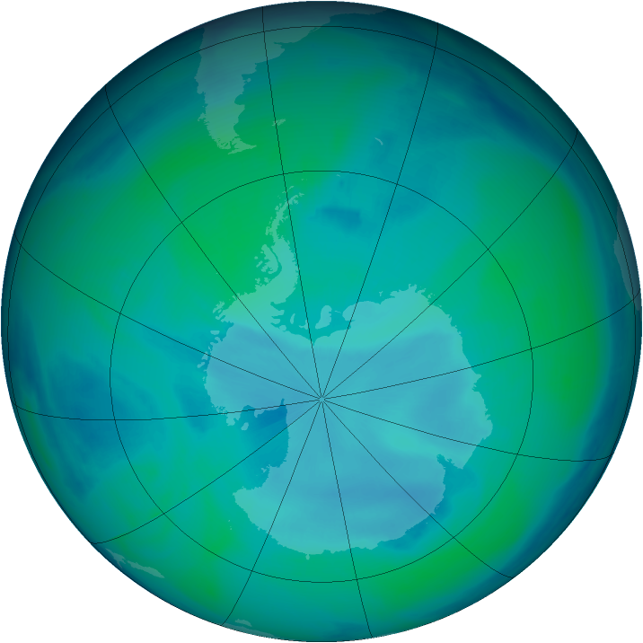 Ozone Map 2006-12-28